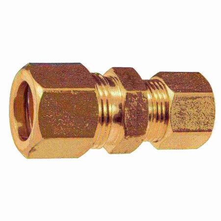 1/2 OD X 3/8 OD Brass Compression Unions 2PK